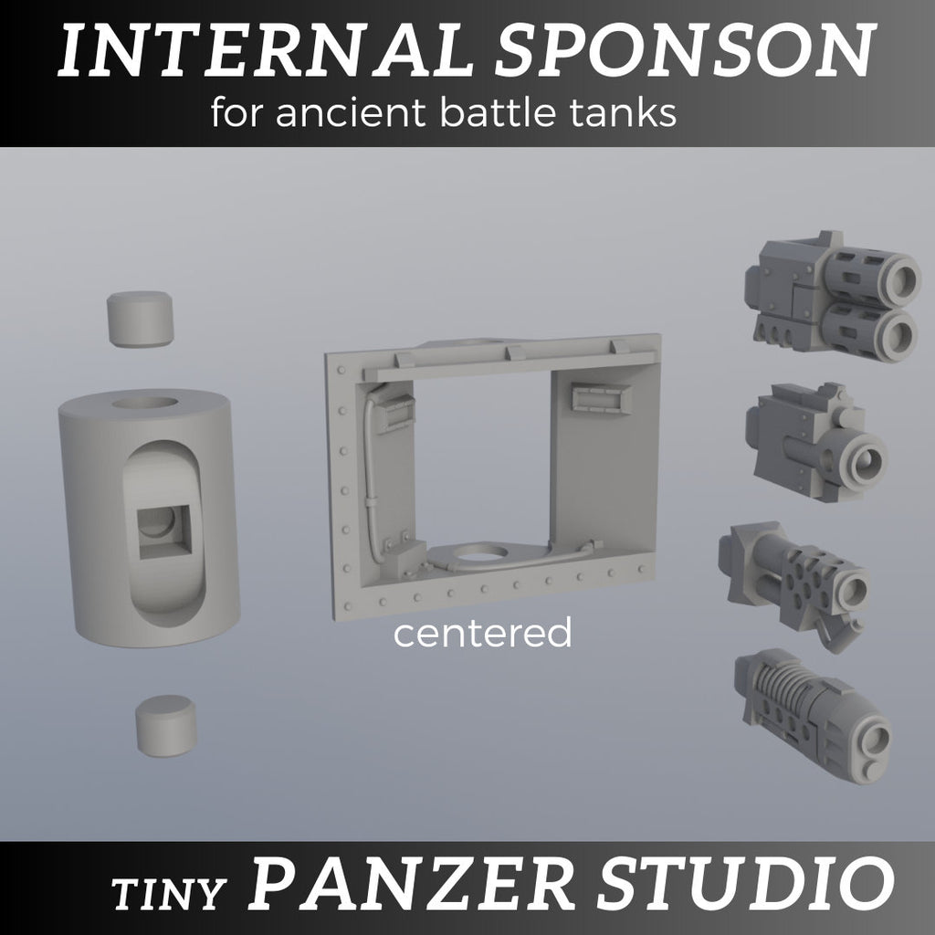 Internal Sponson Kit for Ancient Battle Tank