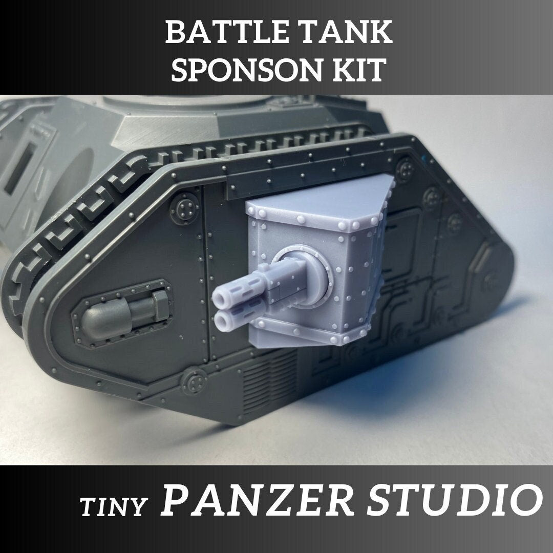 Sponson Kit for Modern Imperial Battle Tank, ball-mount – Tiny Panzer ...
