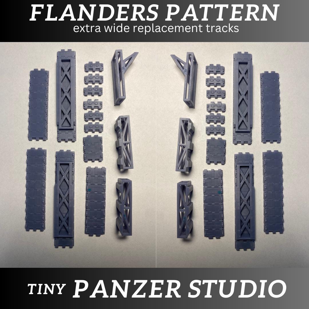 Flanders Pattern Tracks for Human Tanks
