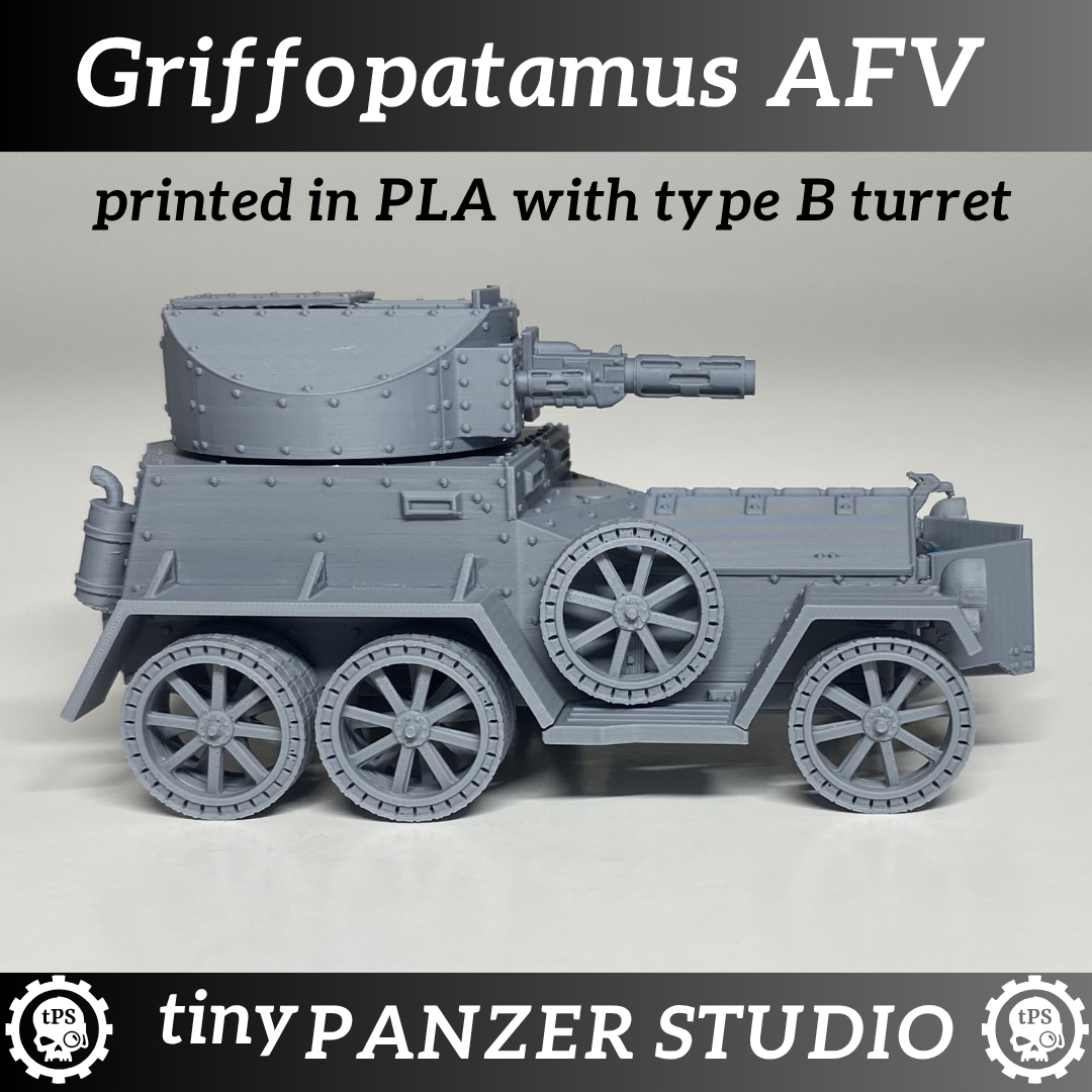 Griffopotamus AFV - Grimdark armored car