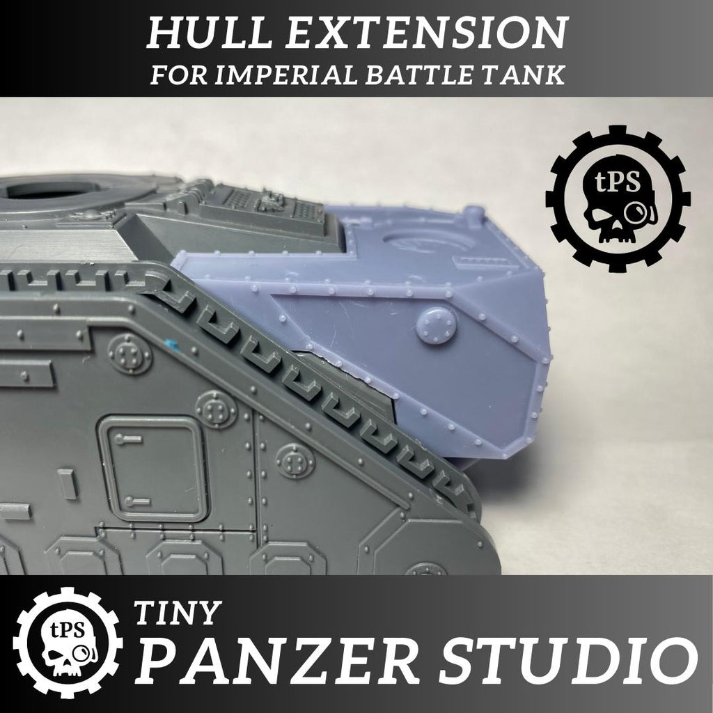 Hull extension kit for sci-fi tanks