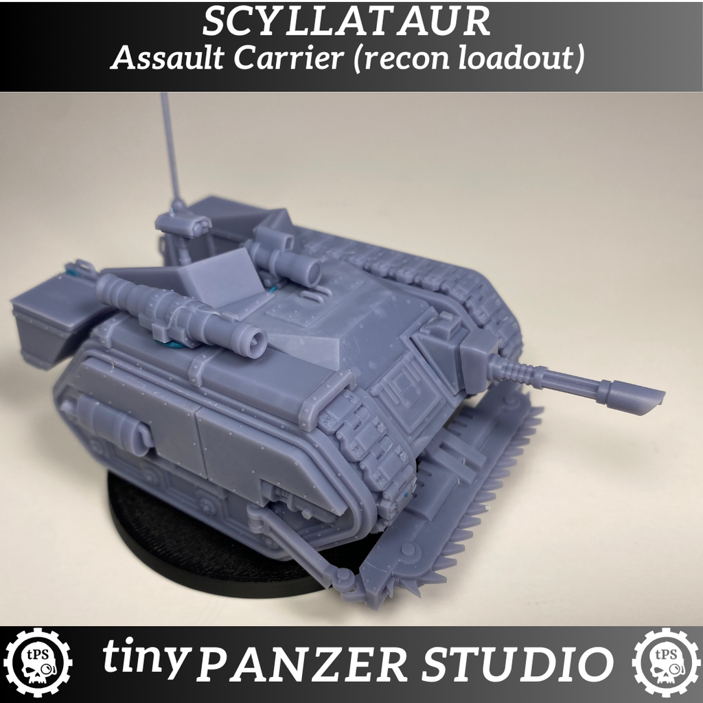 Scyllataur Assault Carrier and Artillery Tractor - Digital STL download
