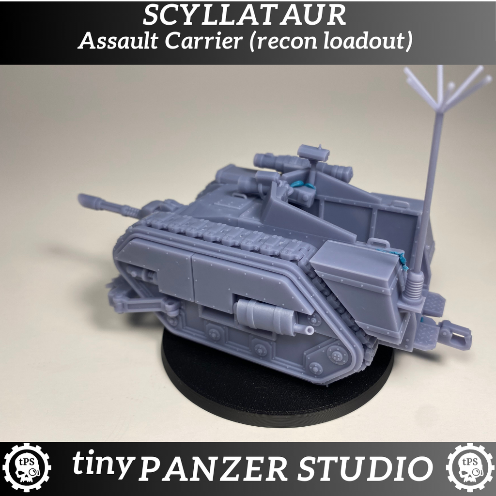Scyllataur Assault Carrier and Artillery Tractor - Digital STL download