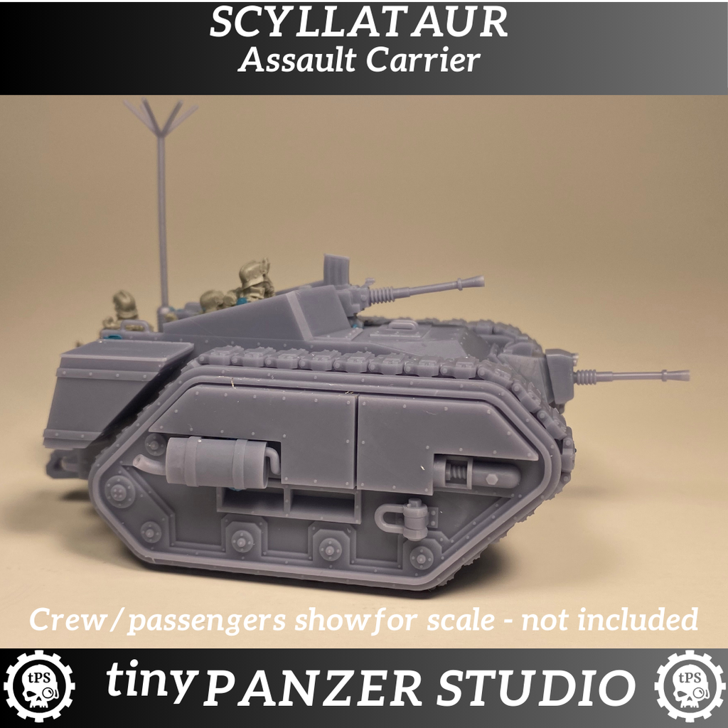 Scyllataur Assault Carrier and Artillery Tractor - Digital STL download