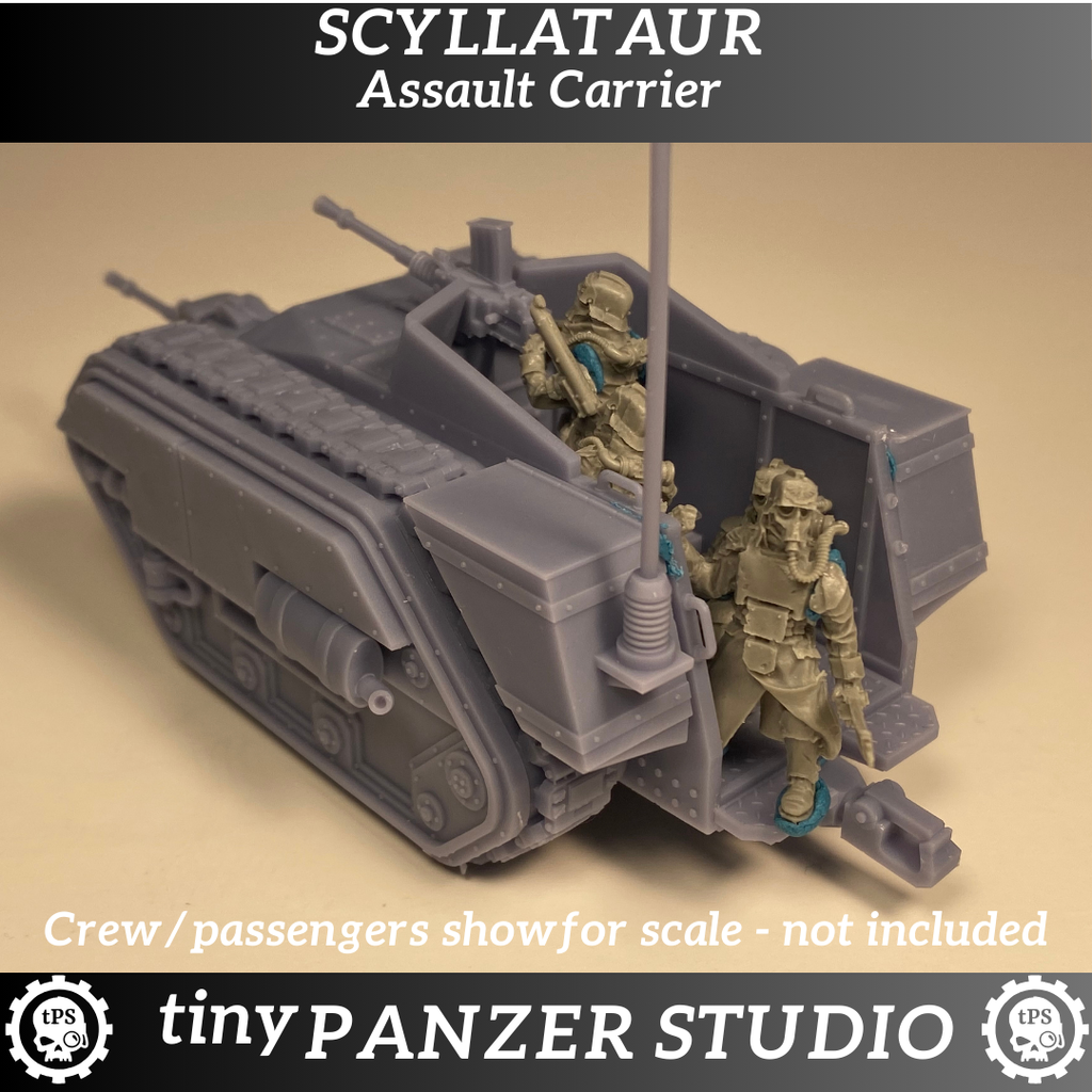 Scyllataur Assault Carrier and Artillery Tractor - Digital STL download