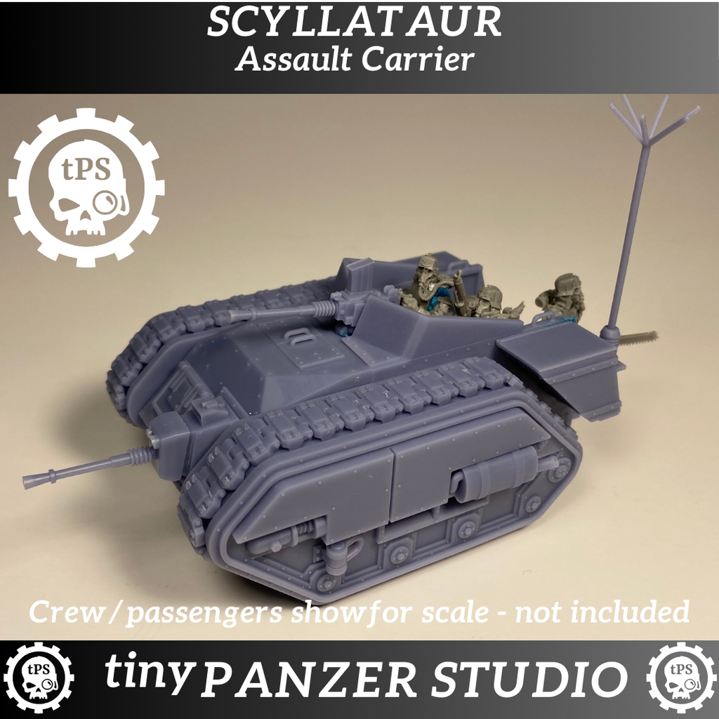Scyllataur Assault Carrier and Artillery Tractor - Digital STL download