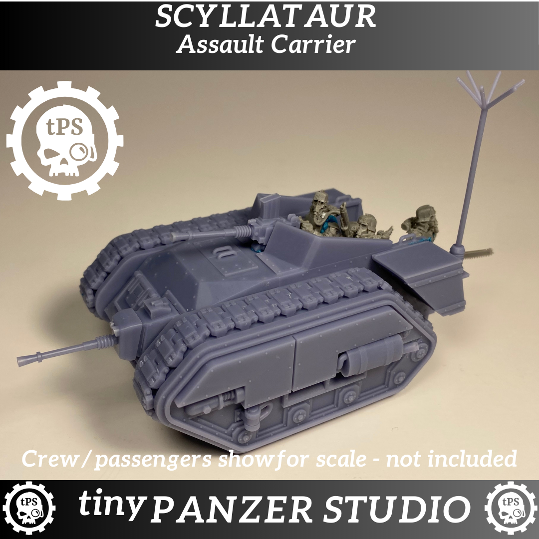 Scyllataur Assault Carrier and Artillery Tractor - Digital STL download