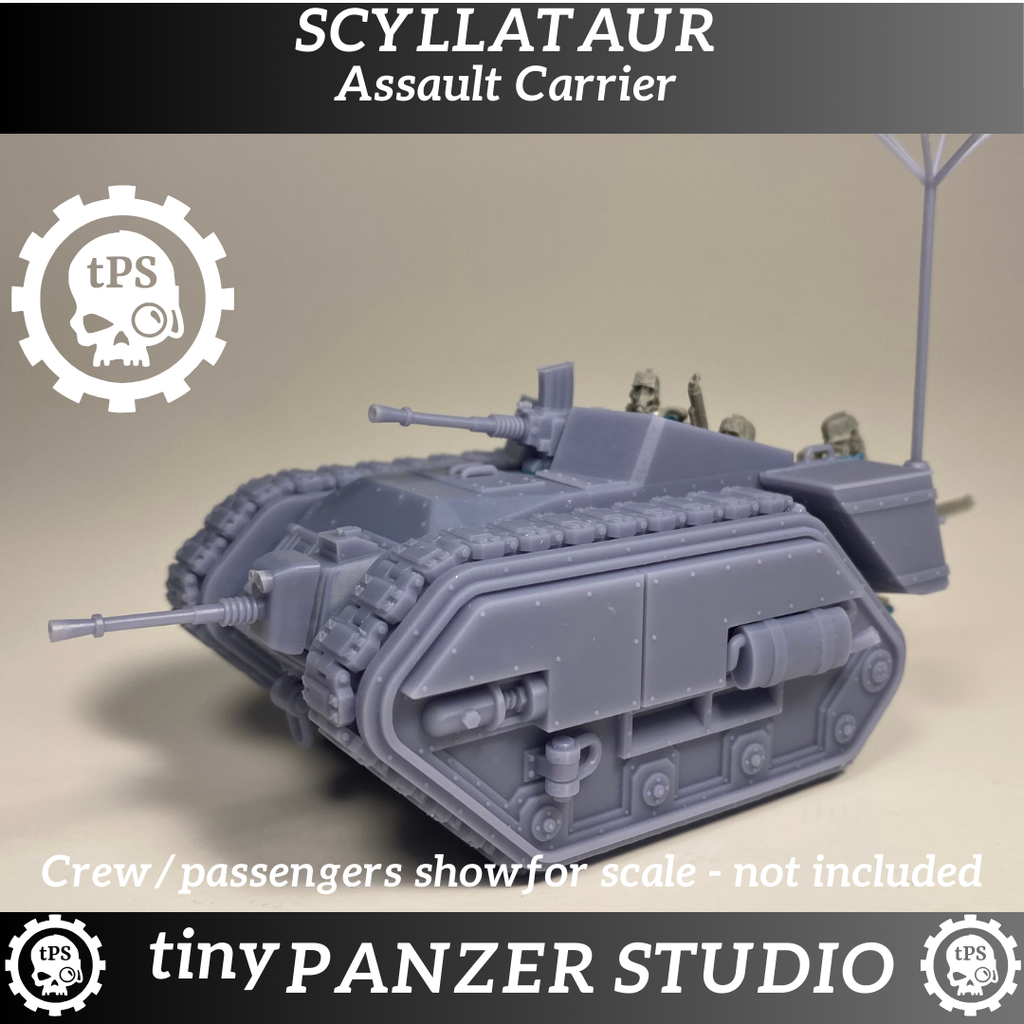 Scyllataur Assault Carrier and Artillery Tractor - Digital STL download