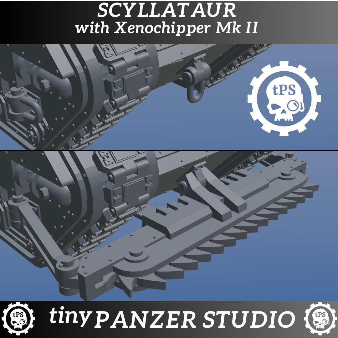 Scyllataur Assault Carrier and Artillery Tractor - Digital STL download