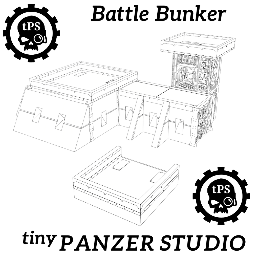 STL files - Imperial Battle Bunker (Digital Item)