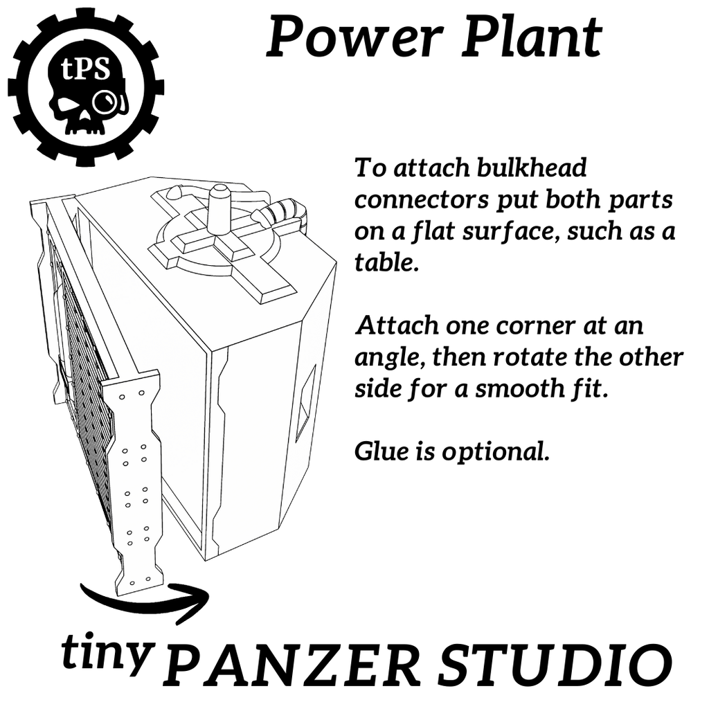 STL files - grimdark power plant (Digital Item)