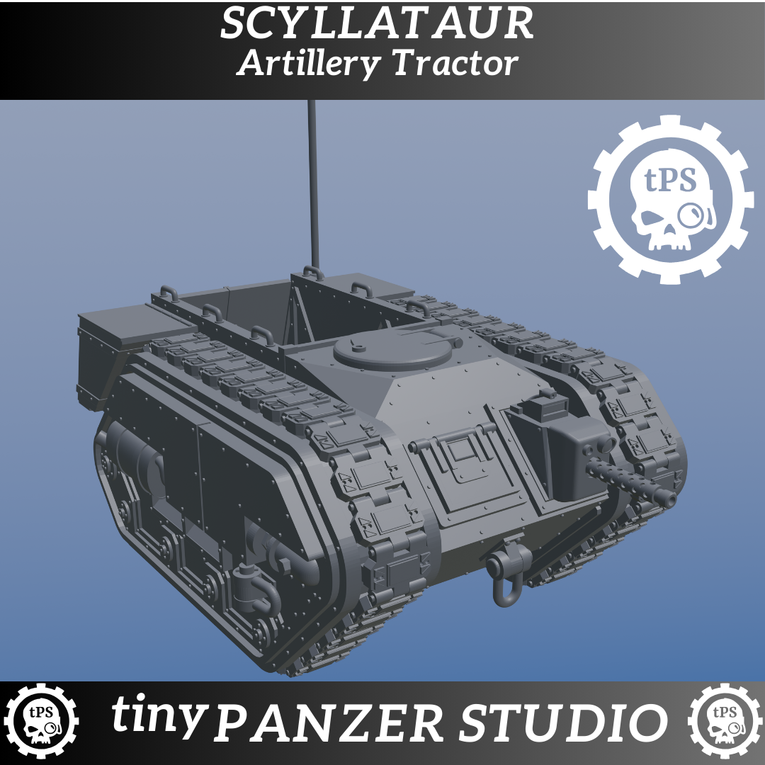 Scyllataur Assault Carrier and Artillery Tractor - Digital STL download
