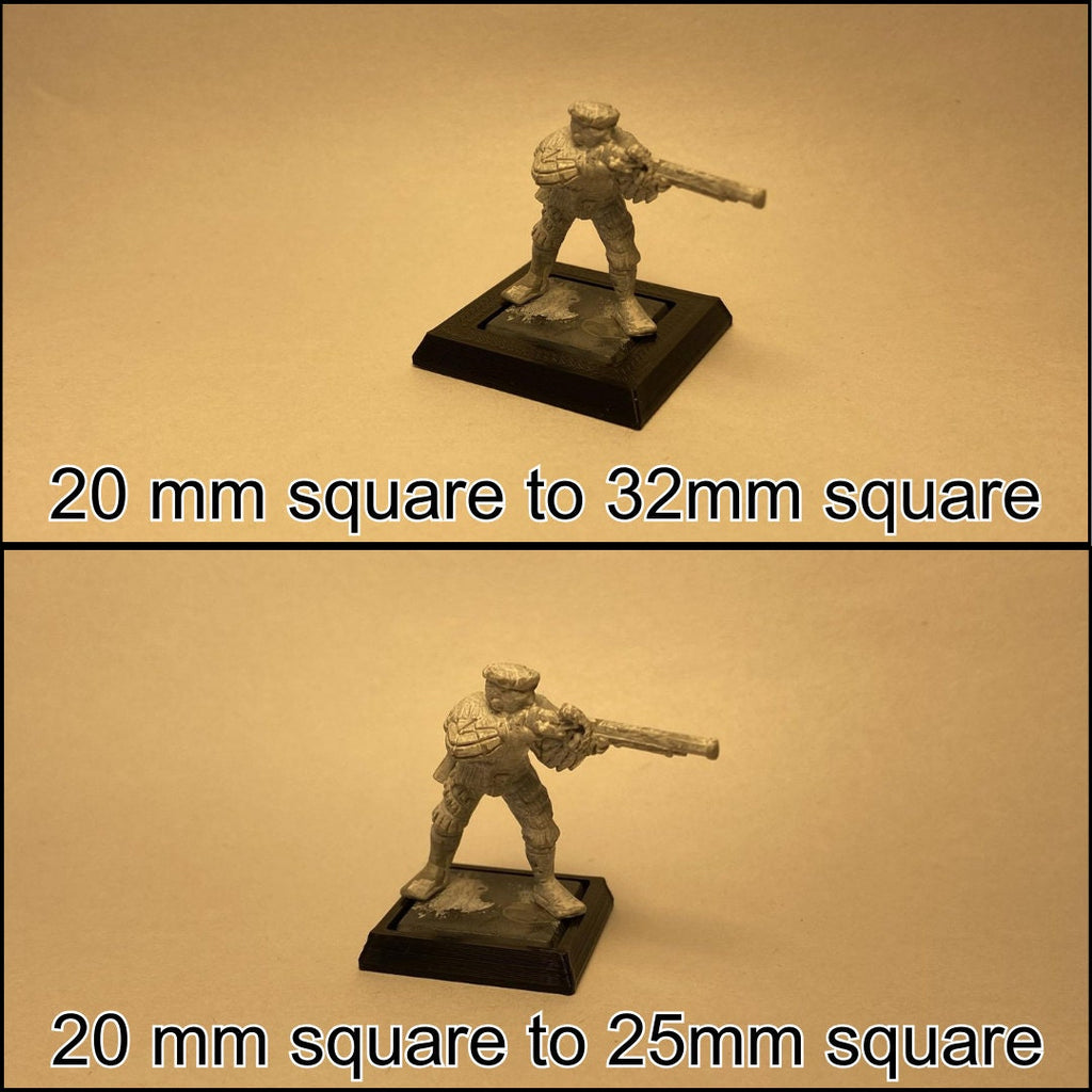 Round and square base adapters