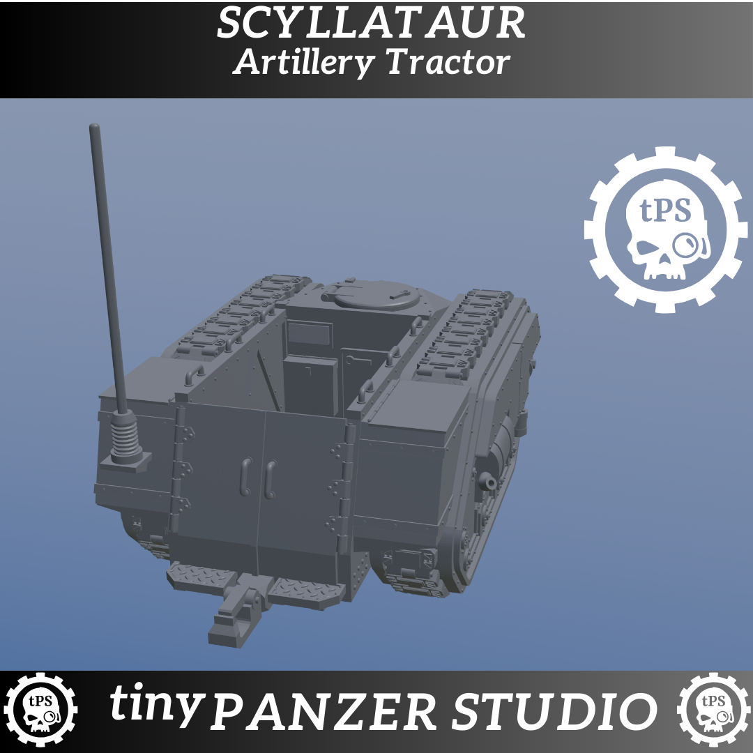 Scyllataur Assault Carrier and Artillery Tractor - Digital STL download