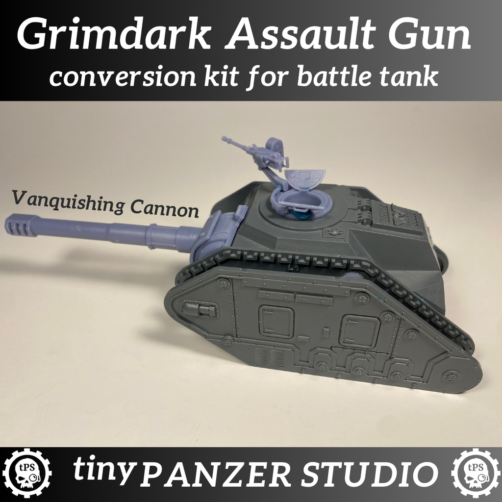 Assault Gun Conversion Kit for Grimdark Battle Tank