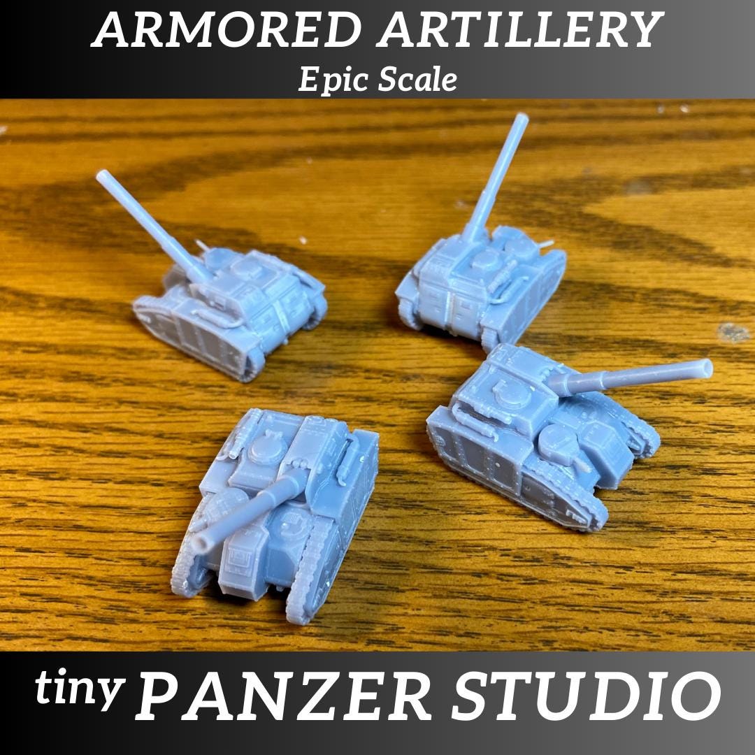 4x Carnolisk self-propelled artillery (epic scale/8mm)