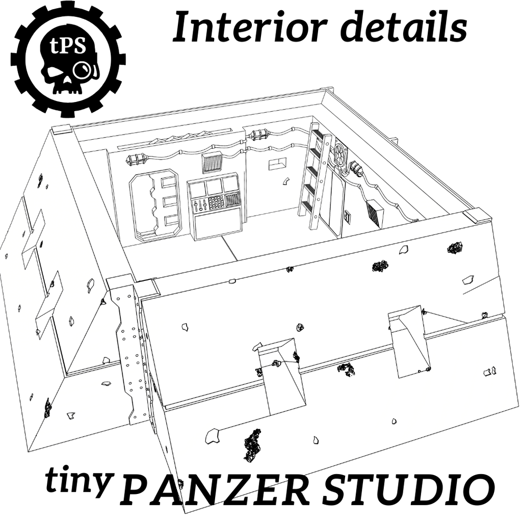 STL files - Imperial Battle Bunker (Digital Item)
