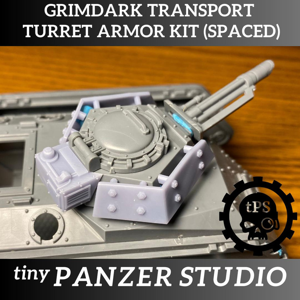 Turret Spaced Armor for sci-fi transport tanks