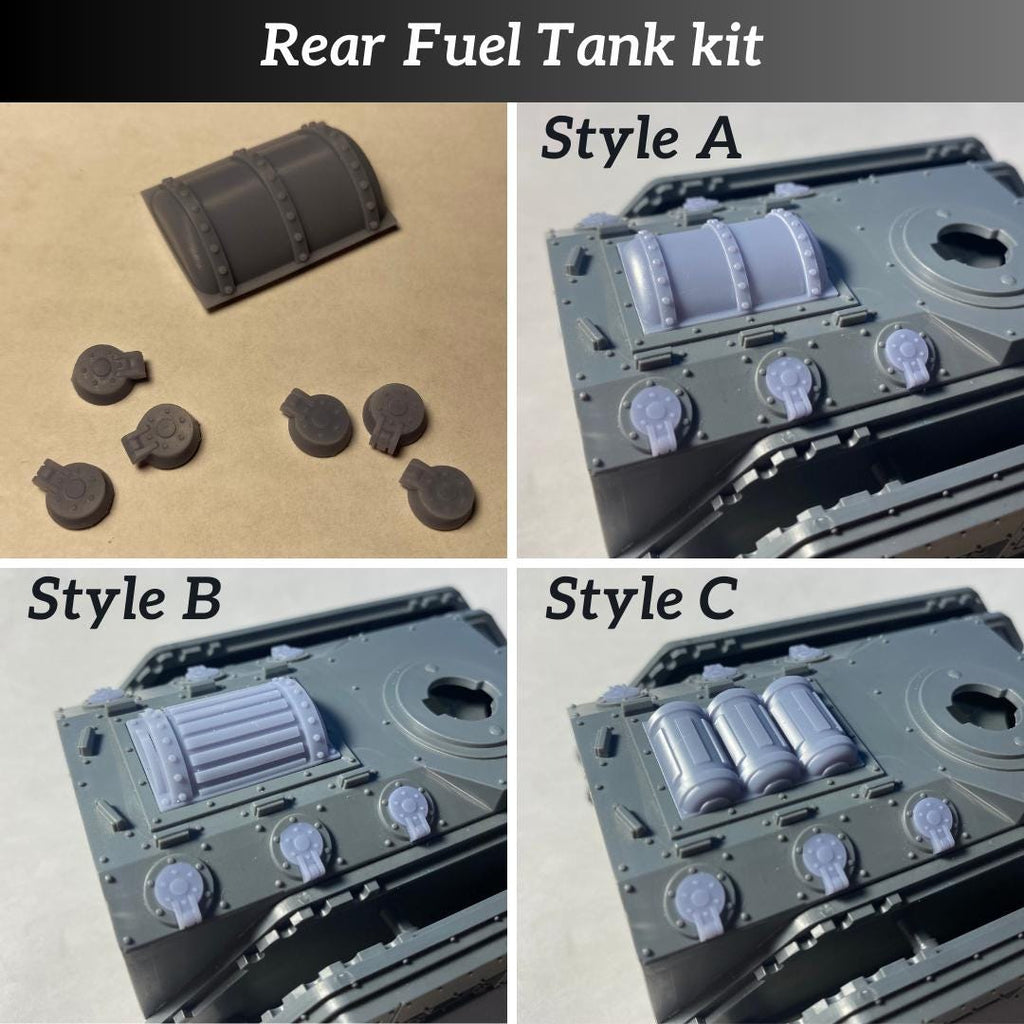 Fuel Tank Infantry Transport back-end upgrade for sci-fi flame assault tanks
