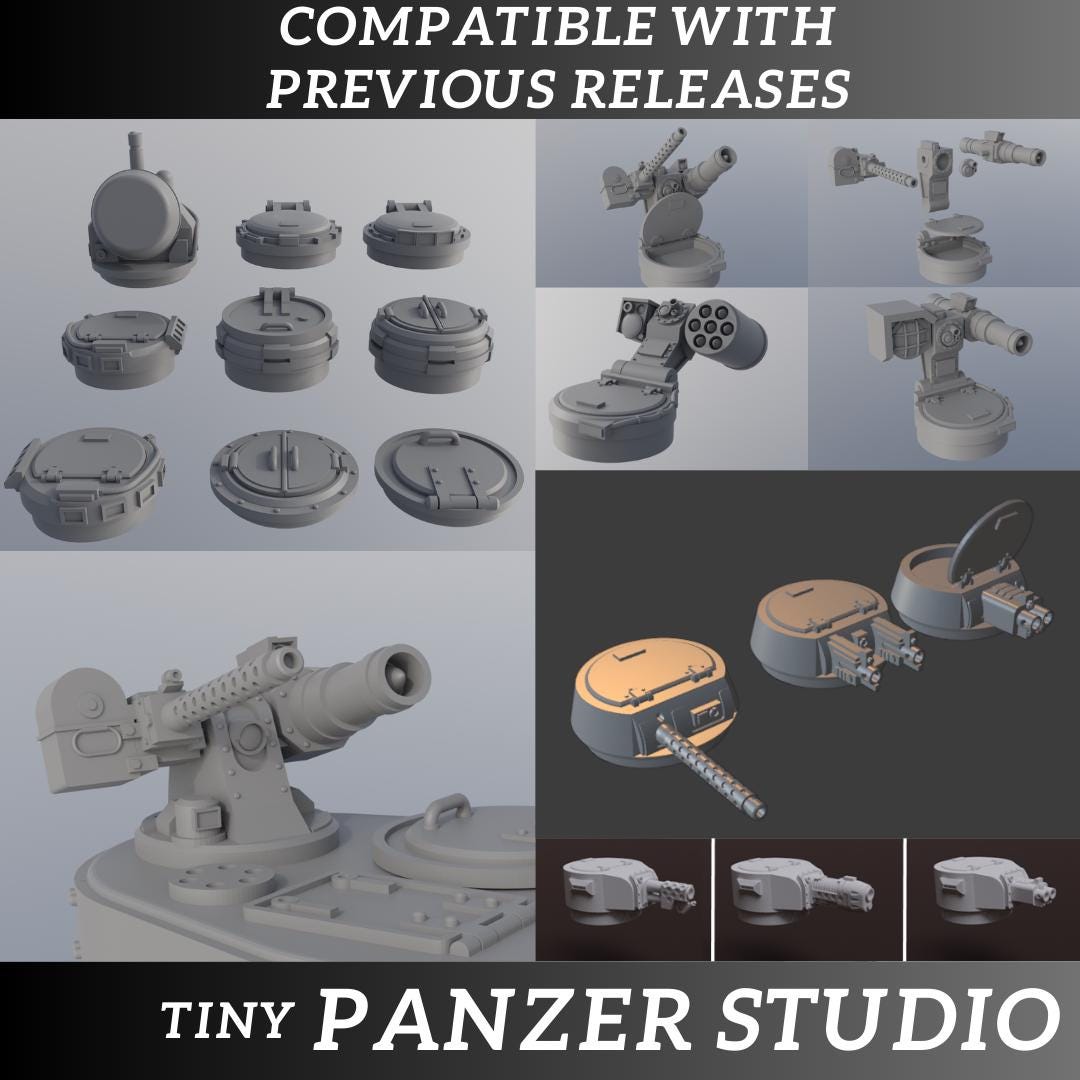 Grimdark KV2 Heavy Turret