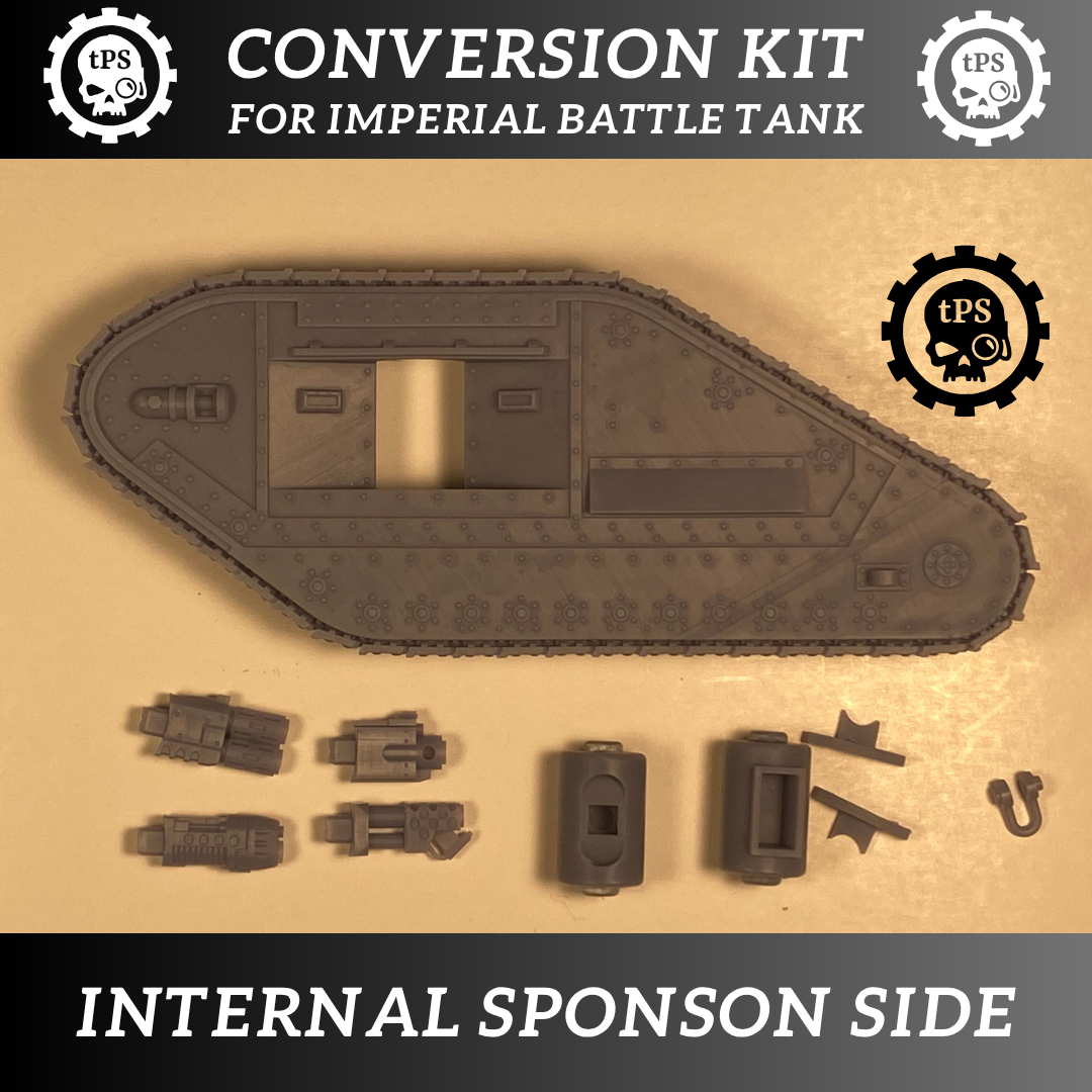 Hull Conversion Kit for Battle Tanks "doubler" - Digital STL files
