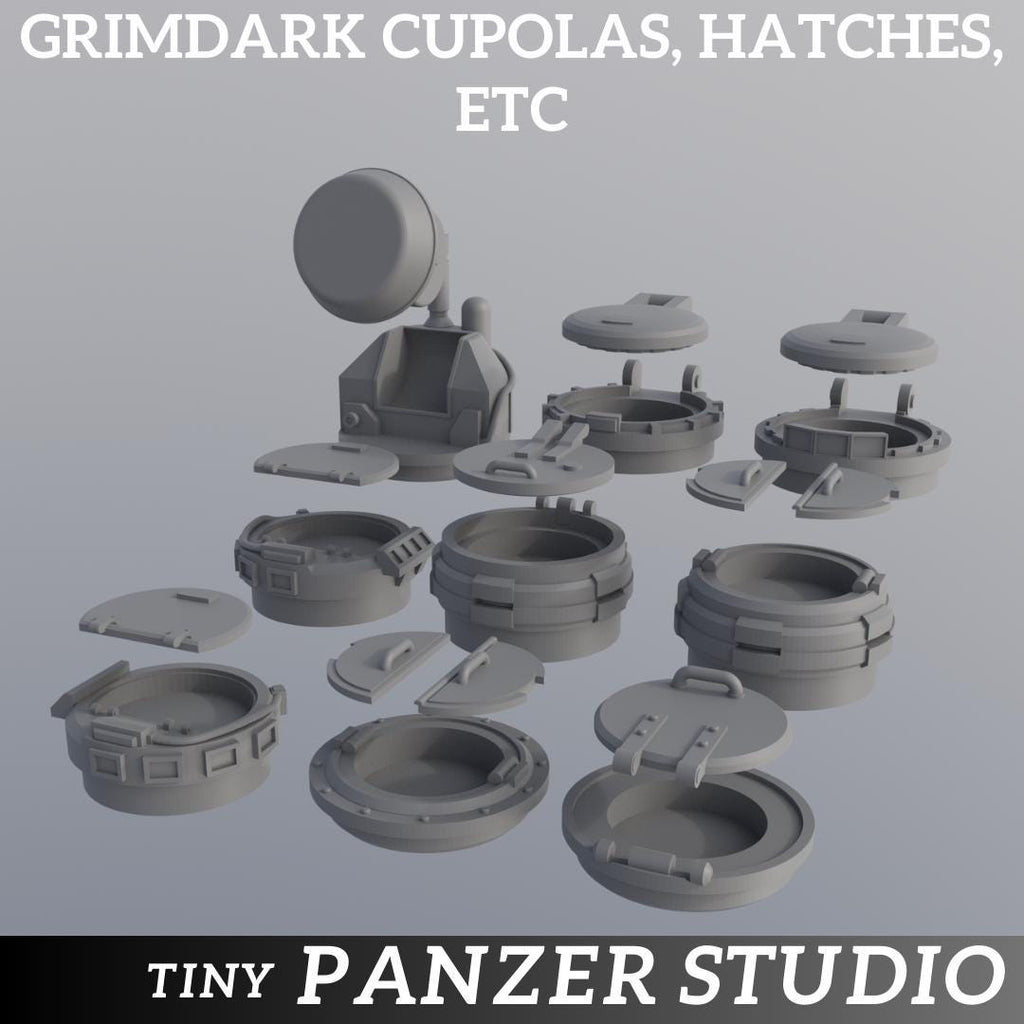 Tank cupola hatches