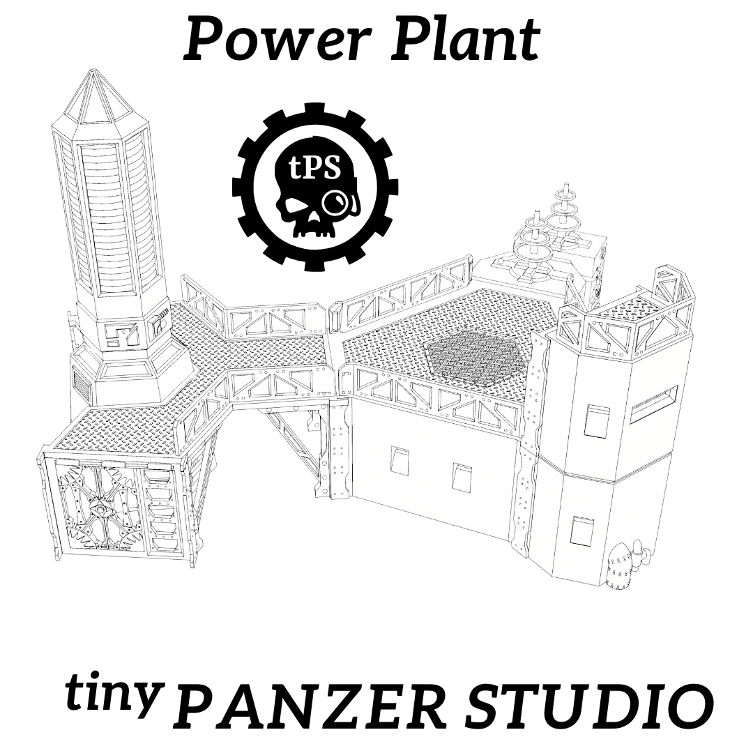 STL files - grimdark power plant (Digital Item)