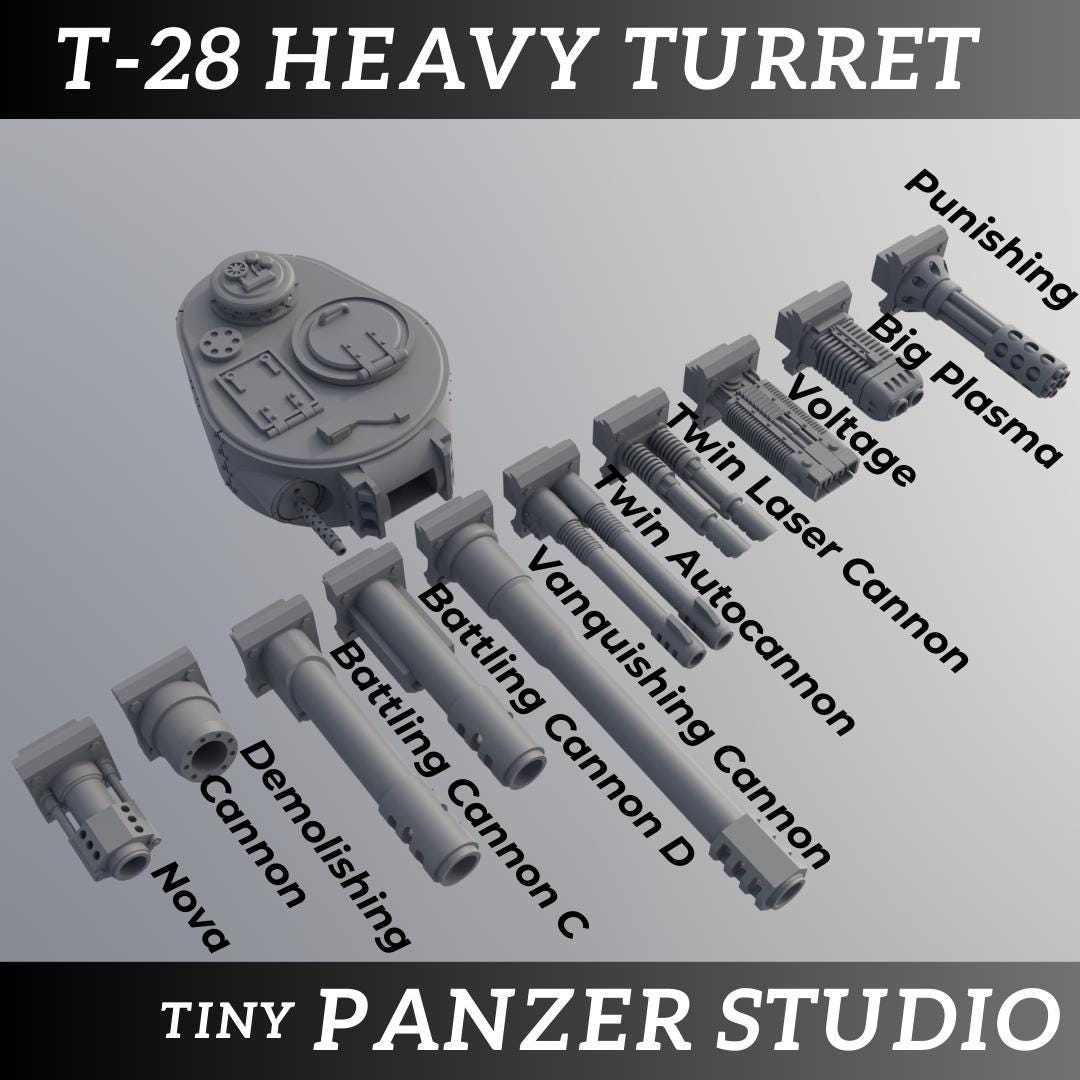 Grimdark T28 Heavy Turret