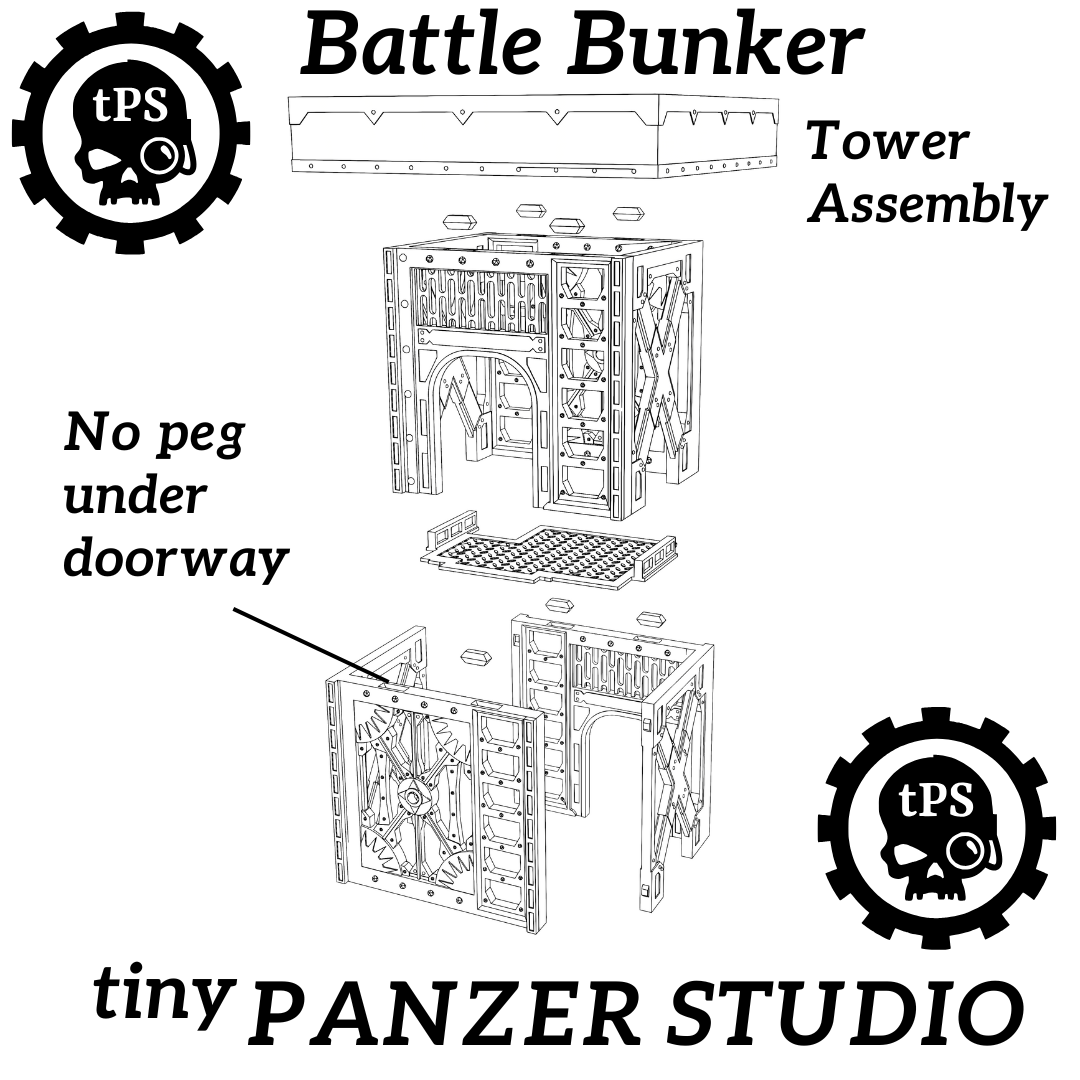 STL files - Imperial Battle Bunker (Digital Item)