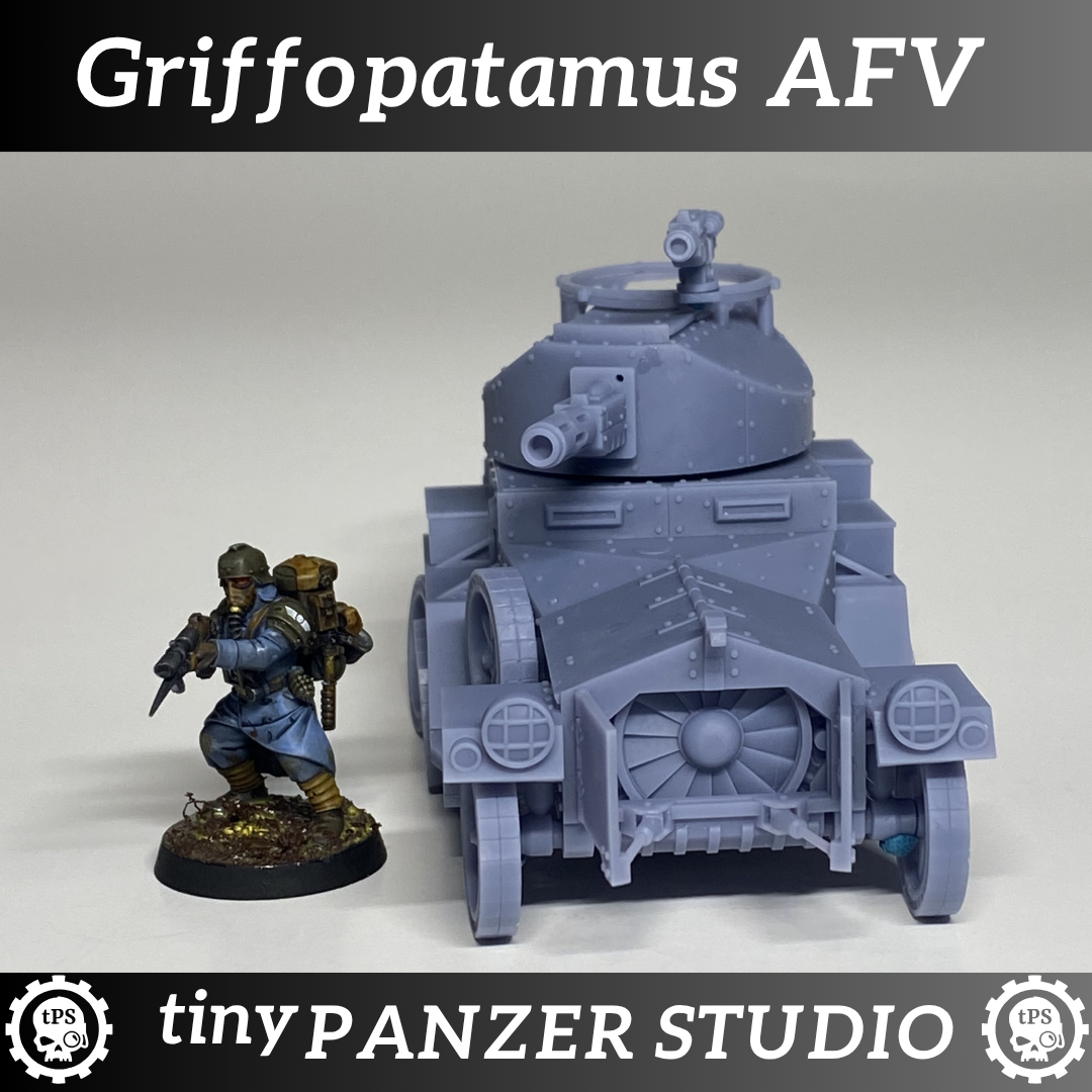 Griffopotamus AFV - Grimdark armored car