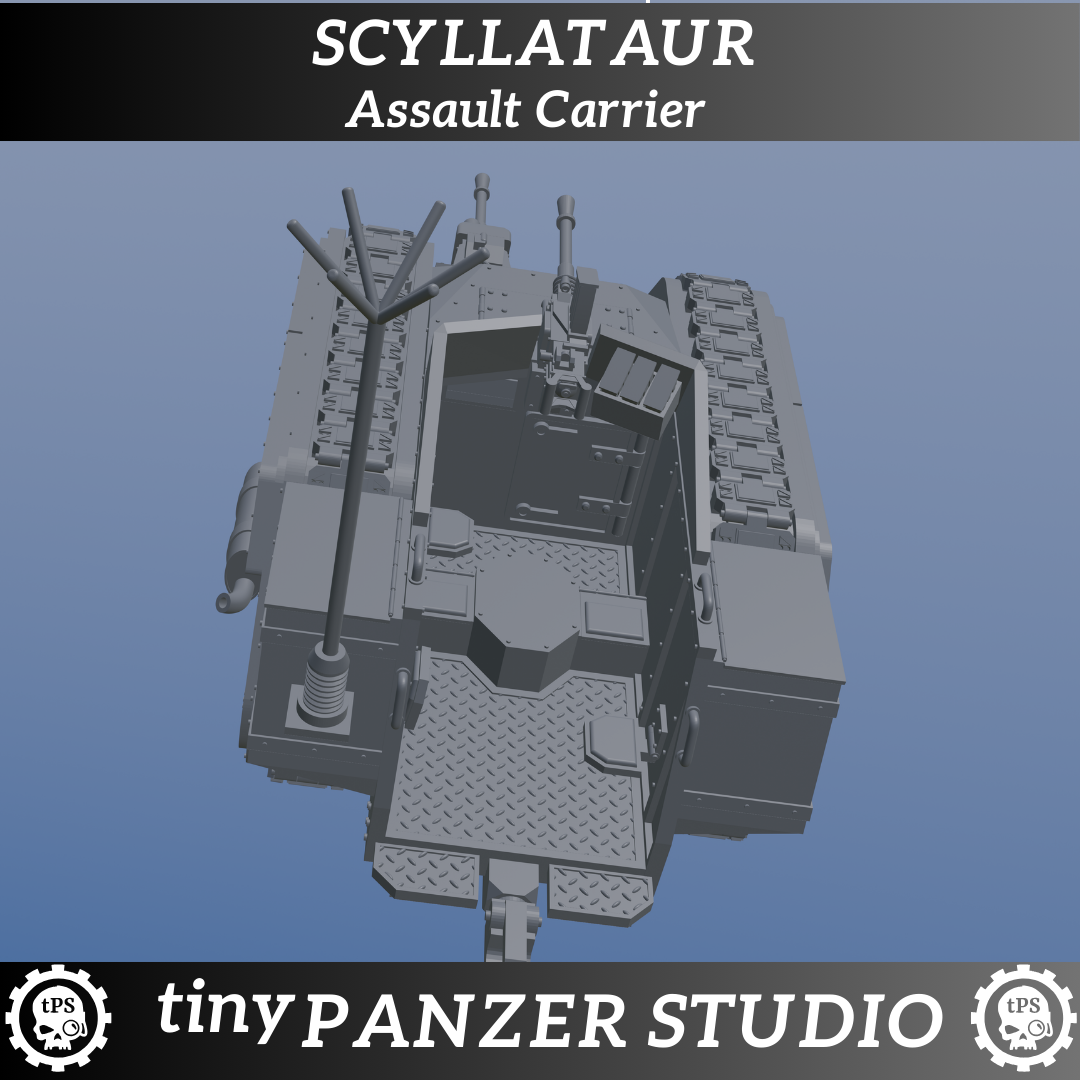 Scyllataur Assault Carrier and Artillery Tractor - Digital STL download