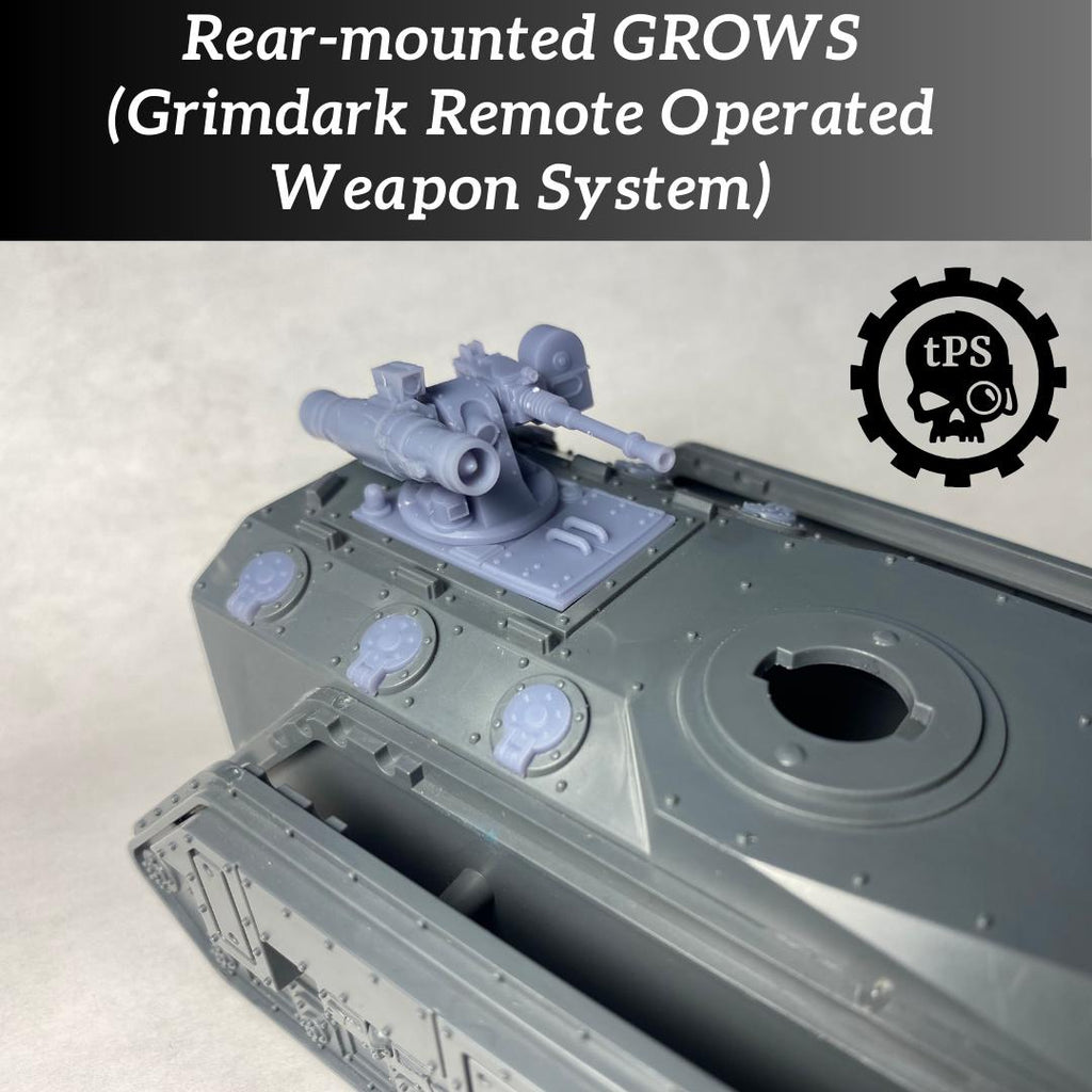 Rear-mounted Remote Turret for Transport