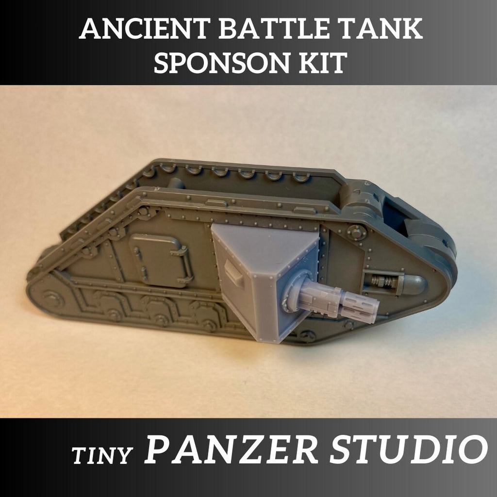 Sponson Kit for Ancient Battle Tank, ball-mount
