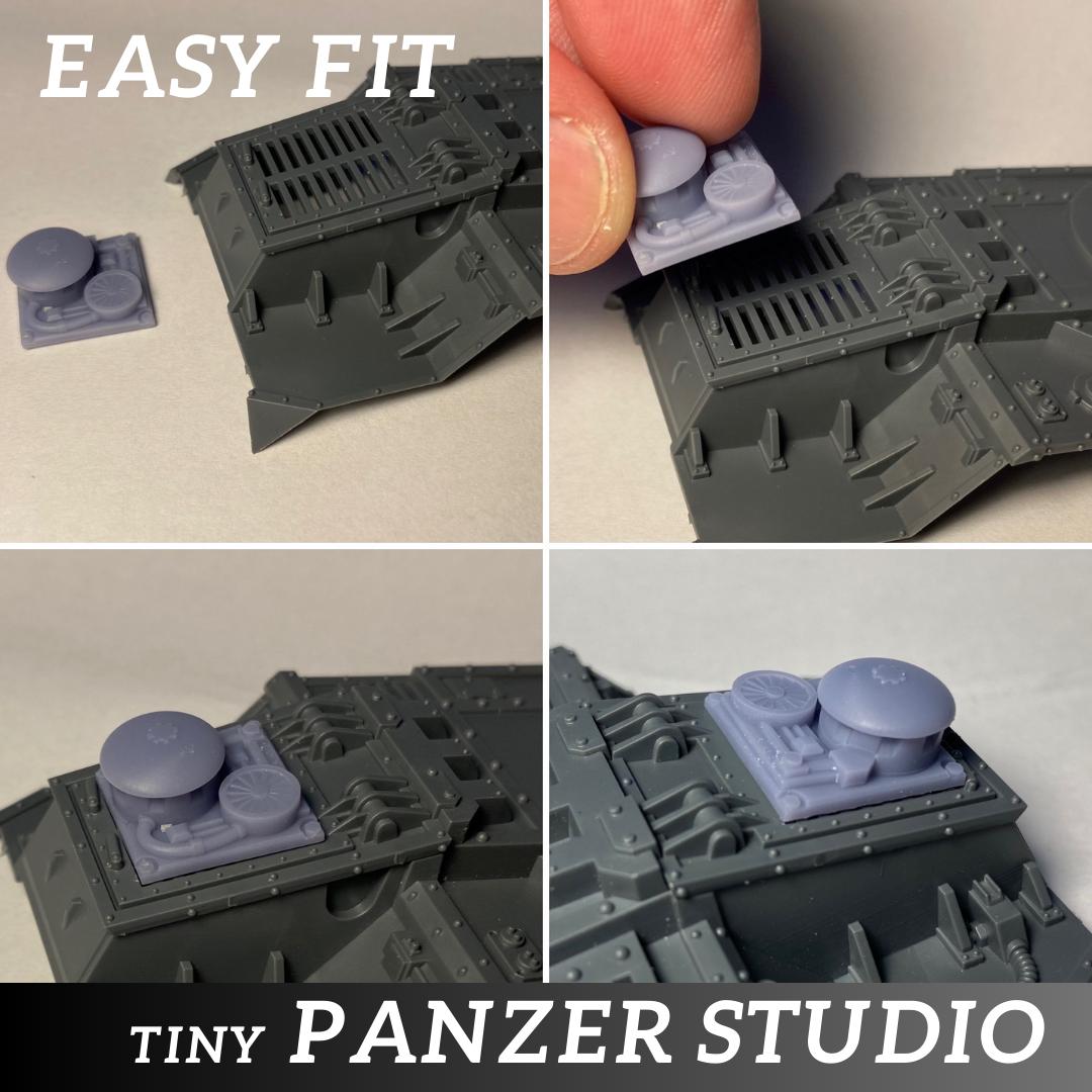 3x Engine Filters for Imperial Battle Tank