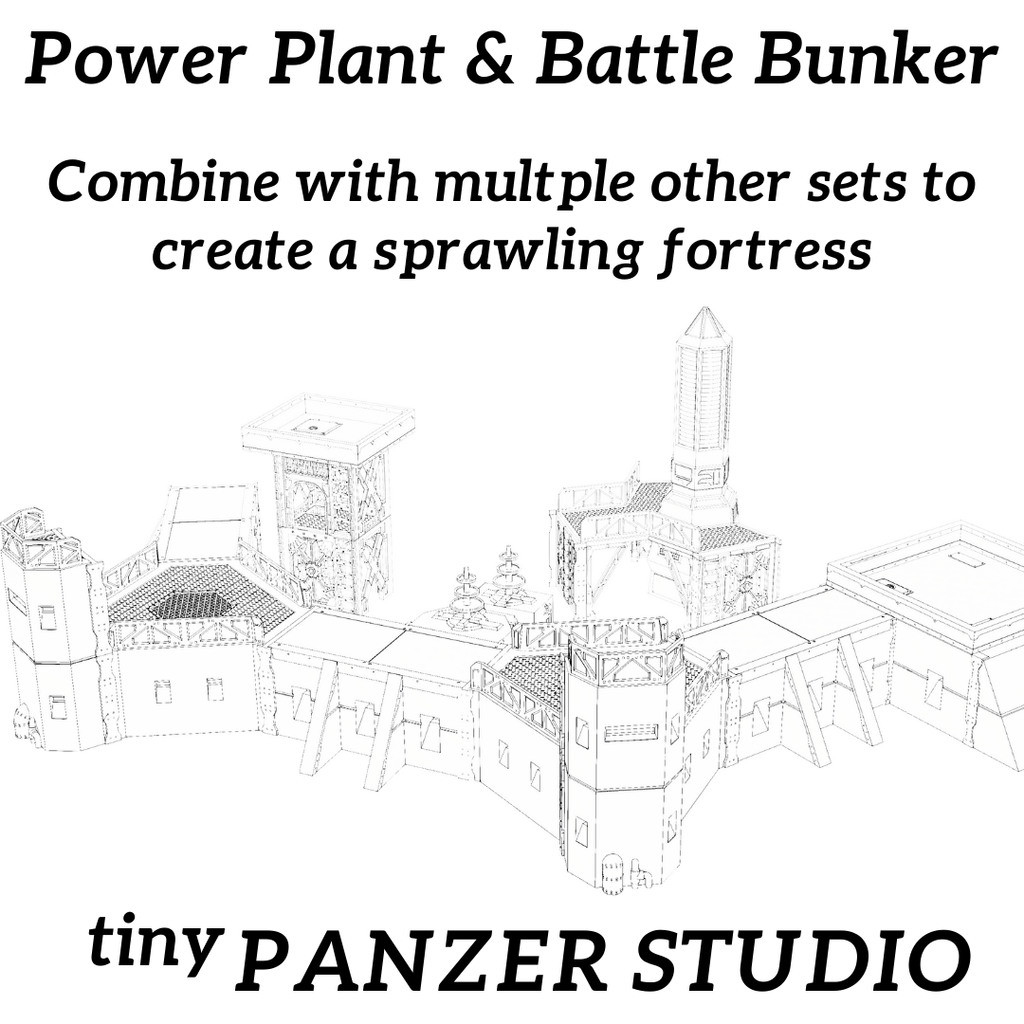 STL files - grimdark power plant (Digital Item)