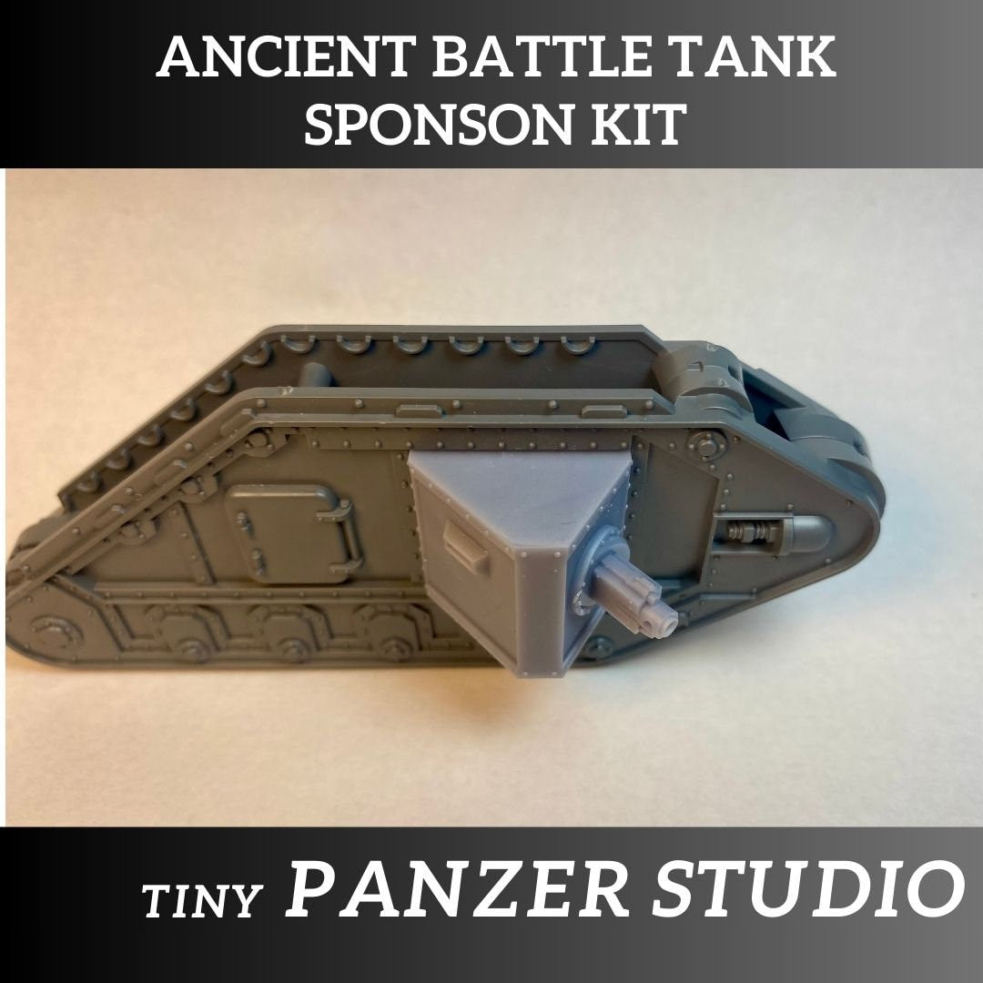 Sponson Kit for Ancient Battle Tank, ball-mount