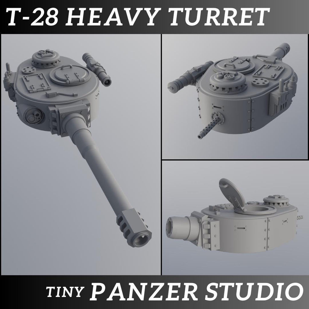 Grimdark T28 Heavy Turret