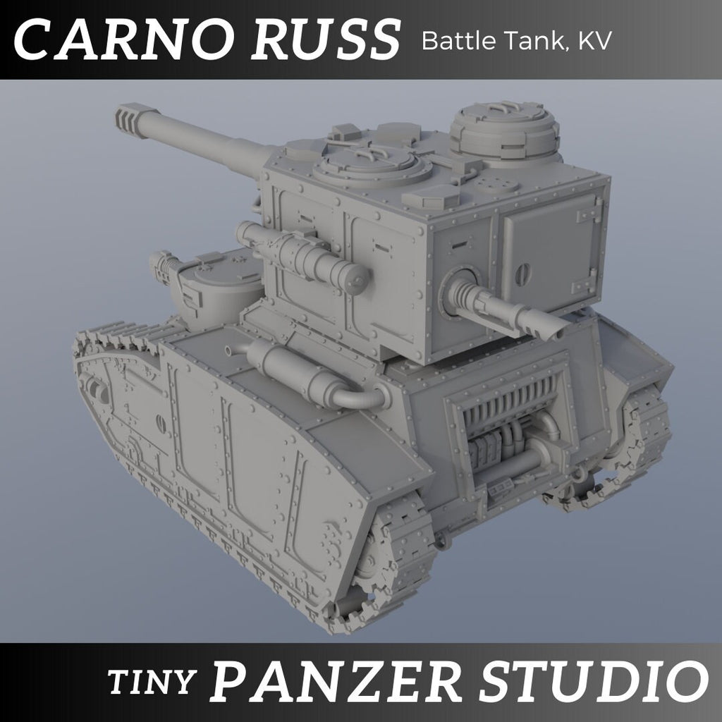 Carnoruss Battle Tank, KV2 turret