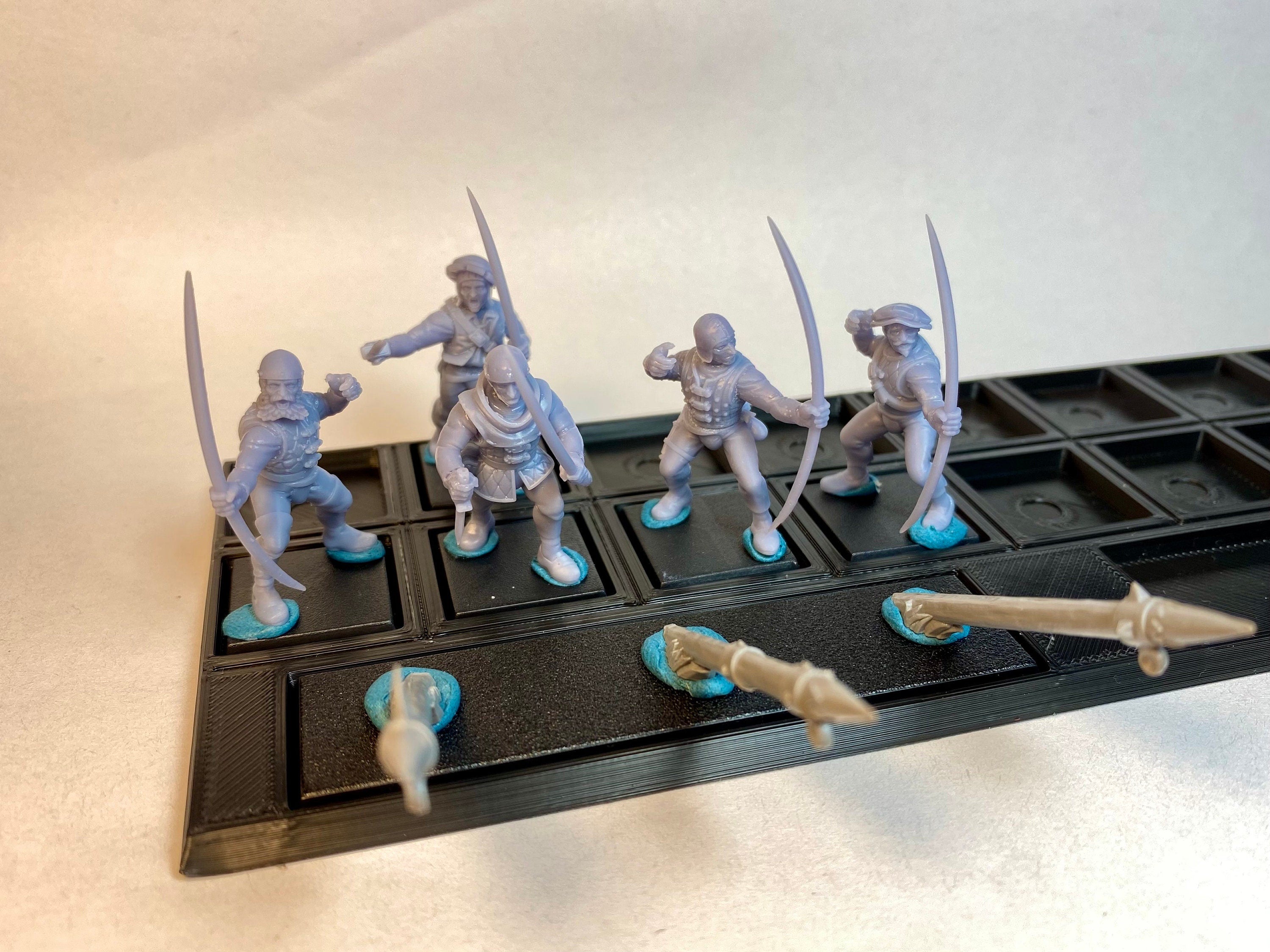 20mm to 25mm square movement tray - magnet ready