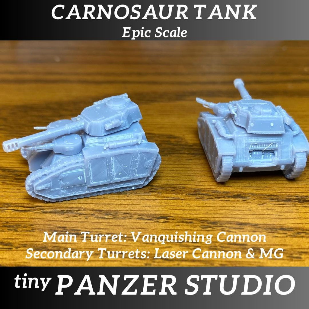 2x Carnosaur Battle Tank (epic scale/8mm)