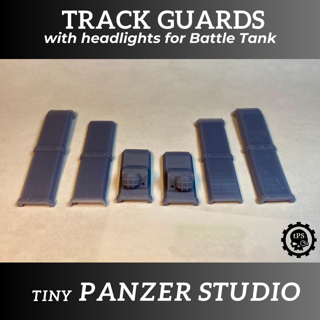 Imperial Tank Track Guards with headlights