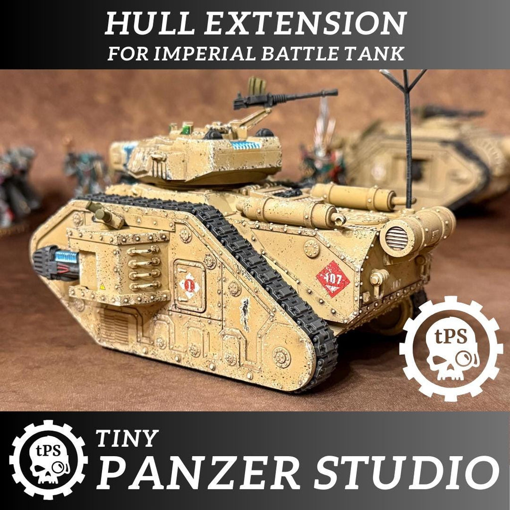 Hull extension kit for sci-fi tanks