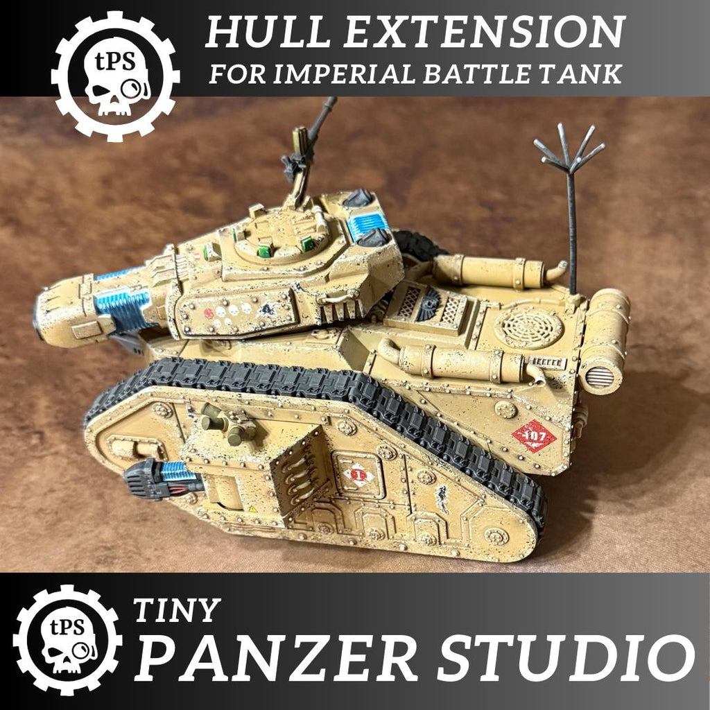 Hull extension kit for sci-fi tanks