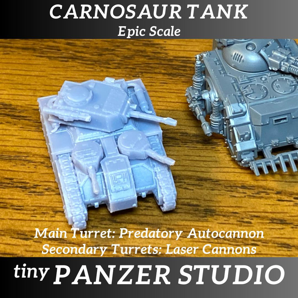 2x Carnosaur Battle Tank (epic scale/8mm)